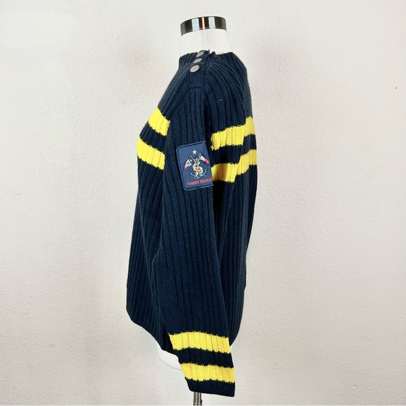 Tommy Hilfiger Knit Nautical Striped Sweater - Picture 3 of 9